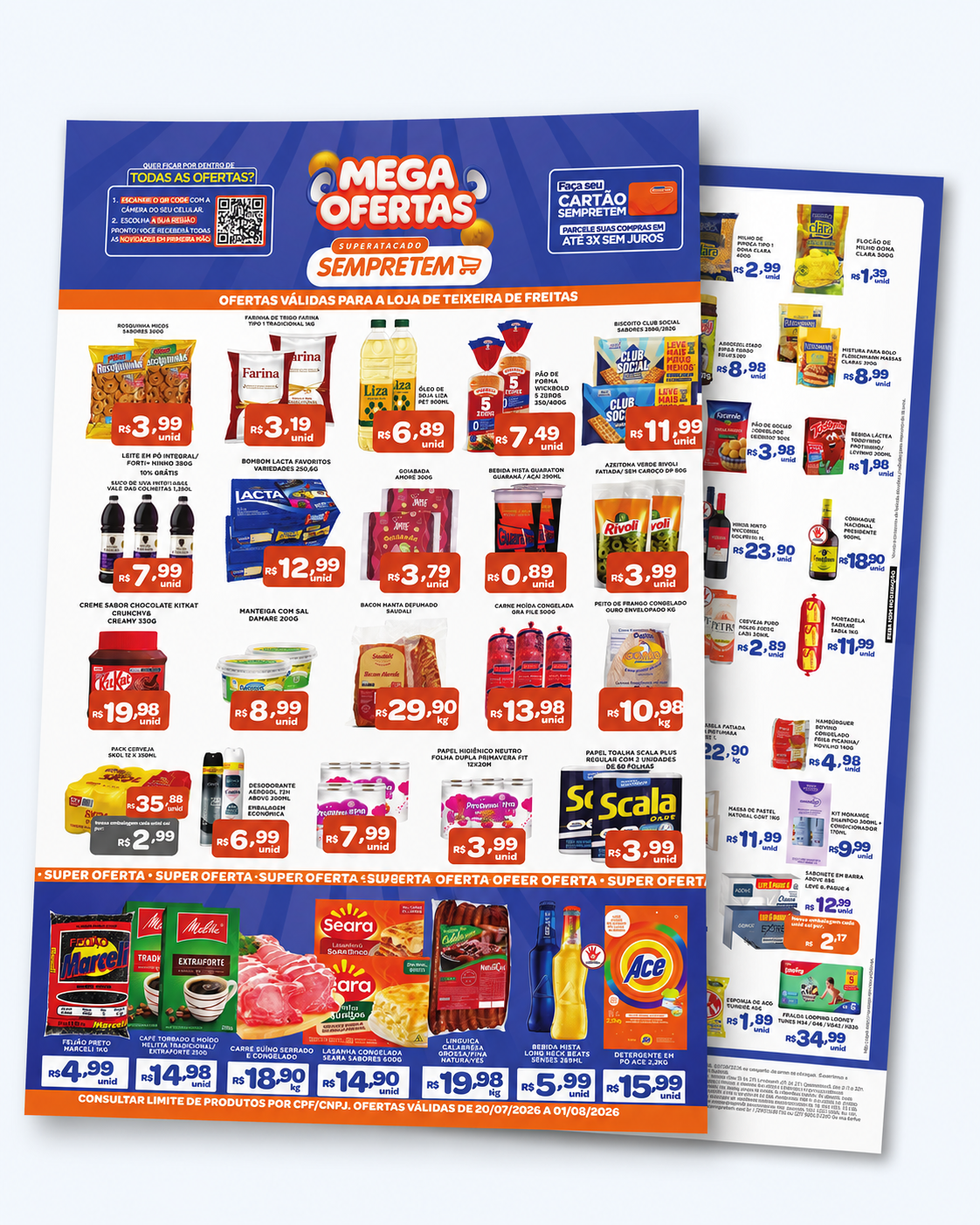 Representação do encarte de ofertas do Espírito Santo